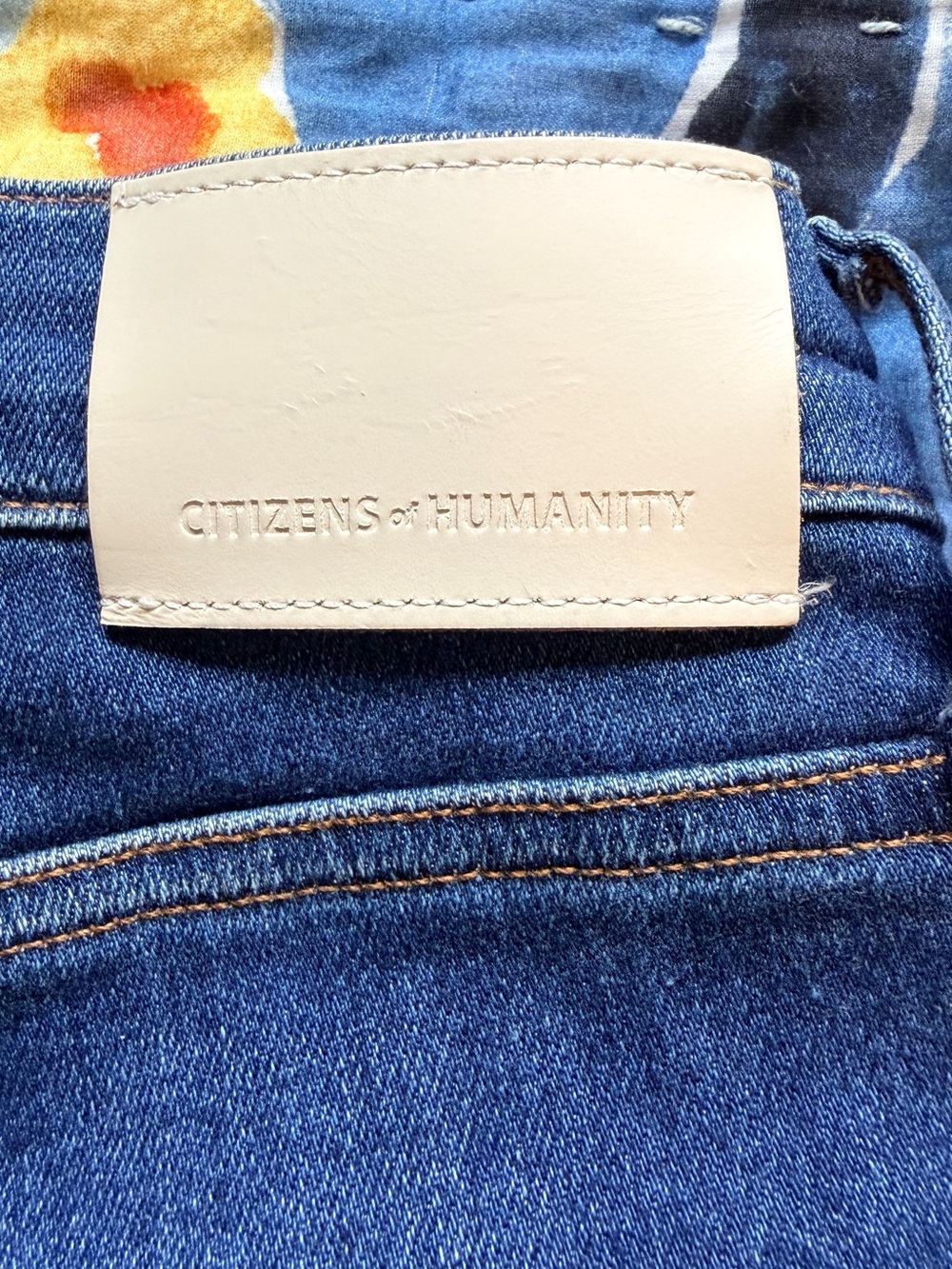 Citizens Of Humanity Dark Blue Straight-Leg Jeans - Picture 15 of 15